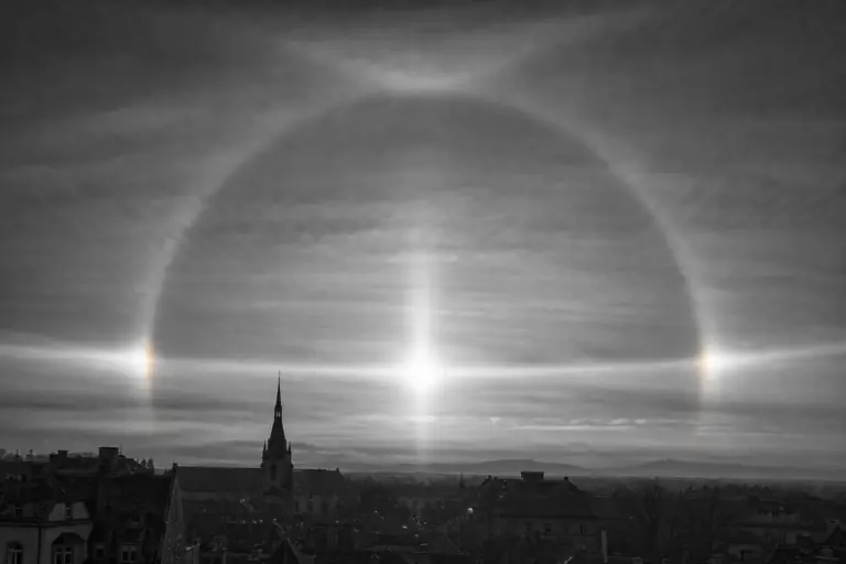 Solar Halo at Dawn