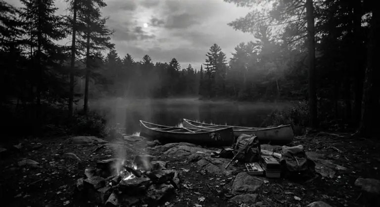 Eagle Lake Campsite After Midnight