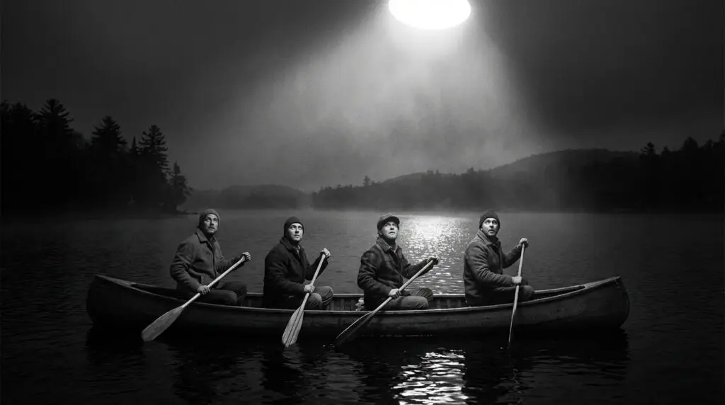 Canoe Under Silent Light