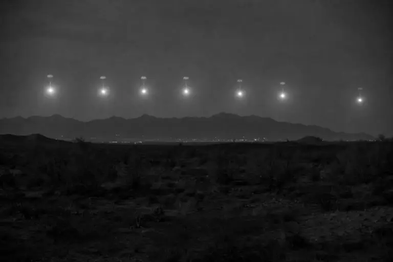 Distant Military Flares