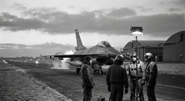 F-16 Scramble at Dawn