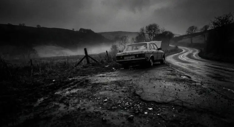 Aftermath on a Country Lane