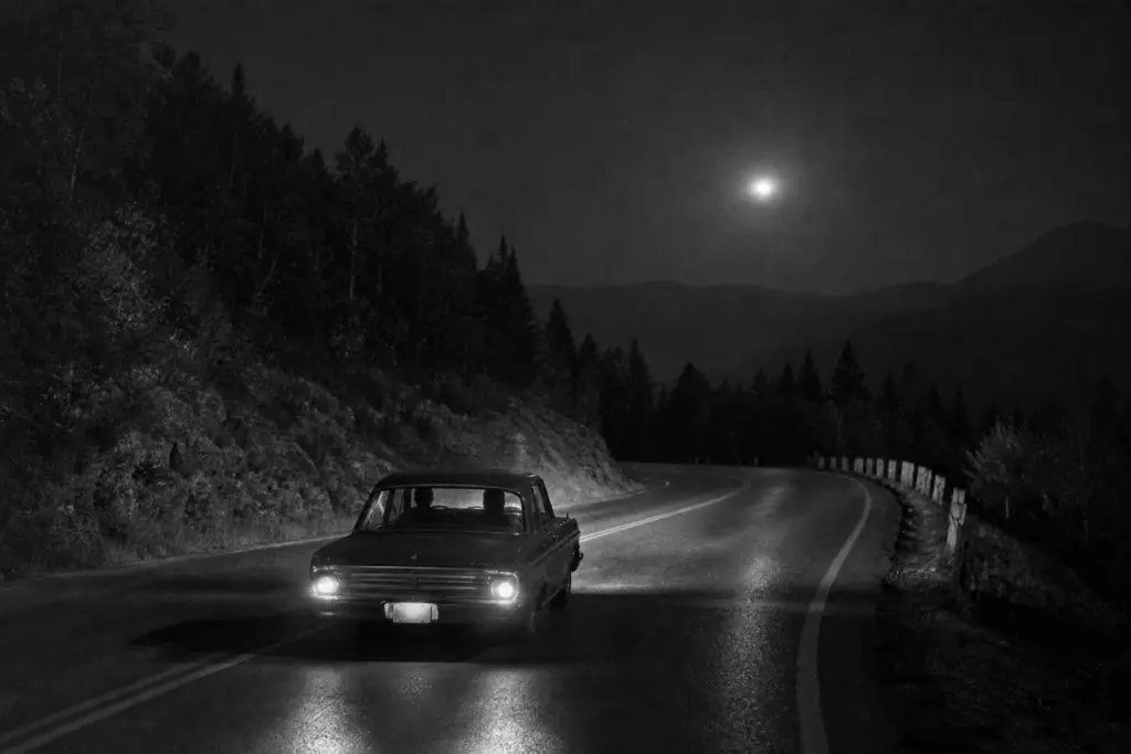 Night Drive Through New Hampshire