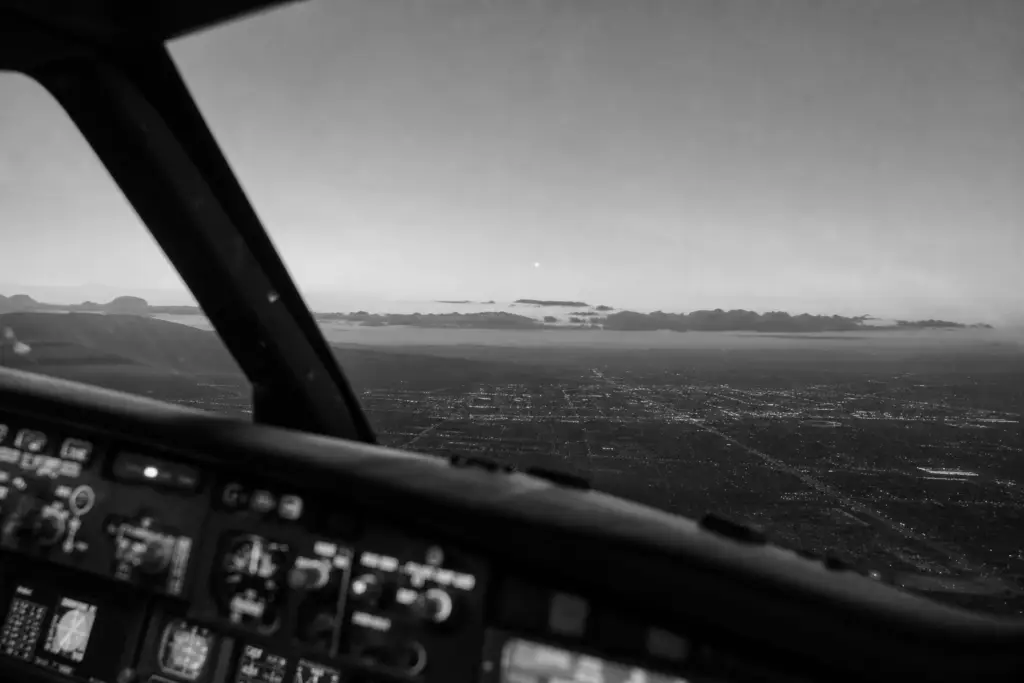 Circular Light Over Las Vegas