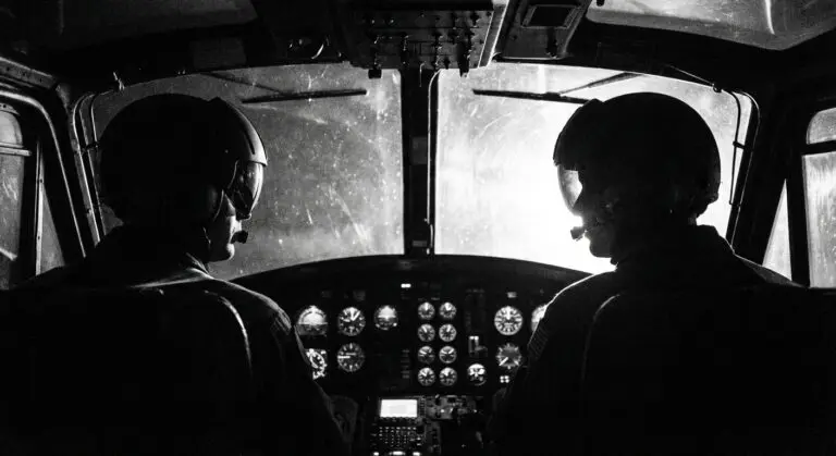 Crew Perspective in Cockpit