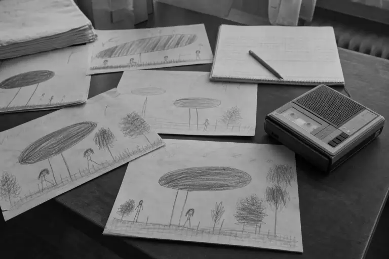 Children’s drawings as early records