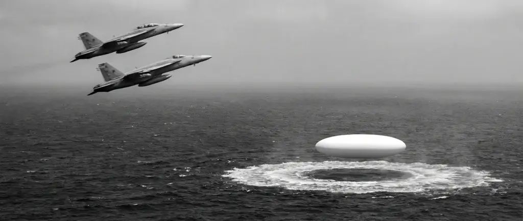 Illustration for David Fravor's Account of the 2004 USS Nimitz Tic Tac Encounter