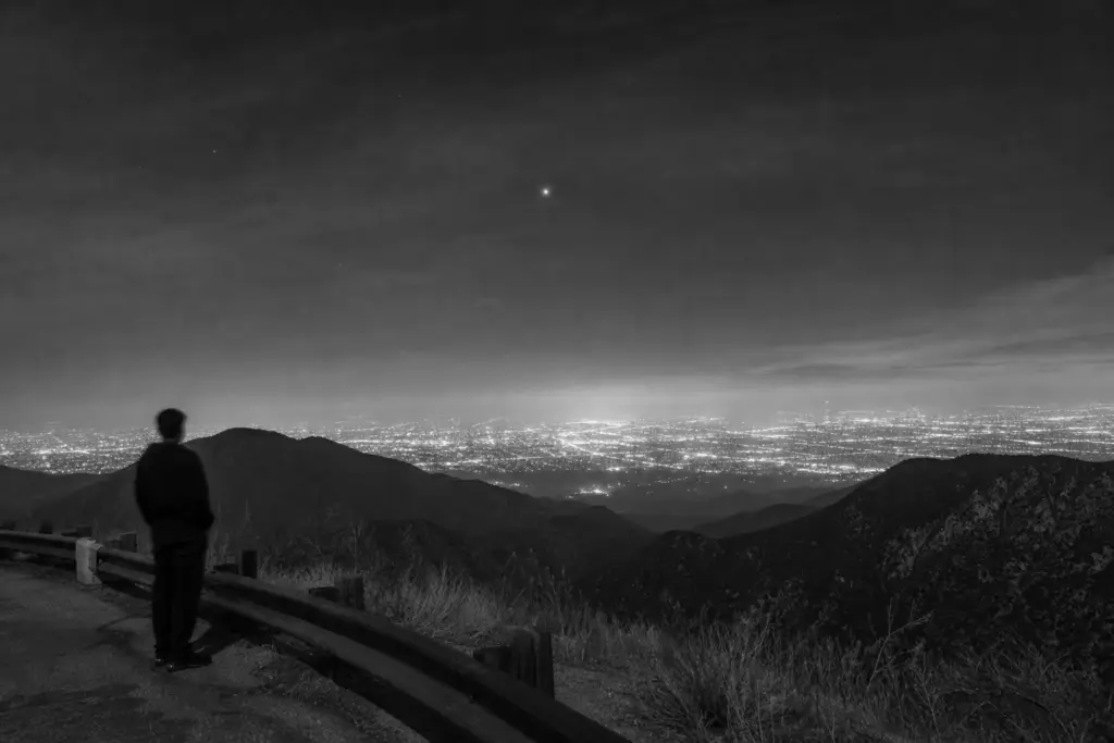 Uncertain Light Above Angeles Forest