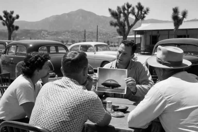 Palomar Gardens UFO Photograph