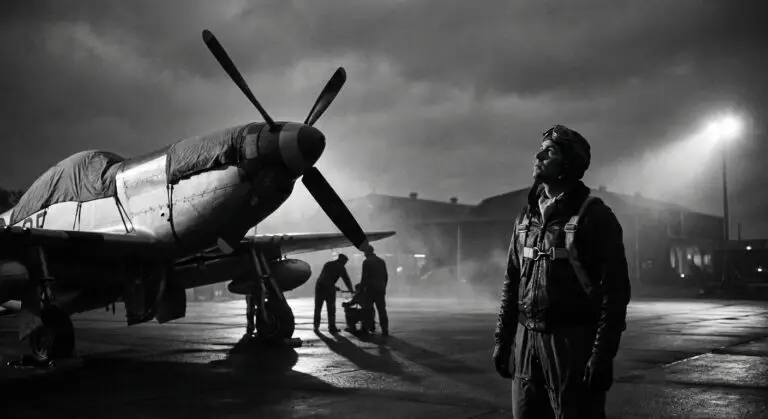 Pilot on the ramp