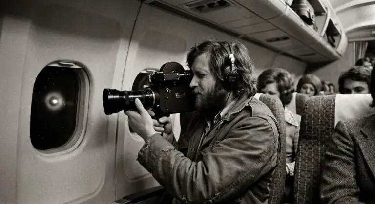 Film crew captures the lights
