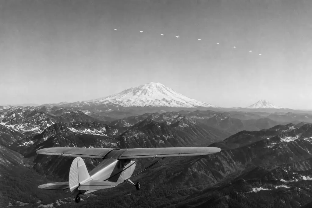 Arnold’s Flight Near Mount Rainier