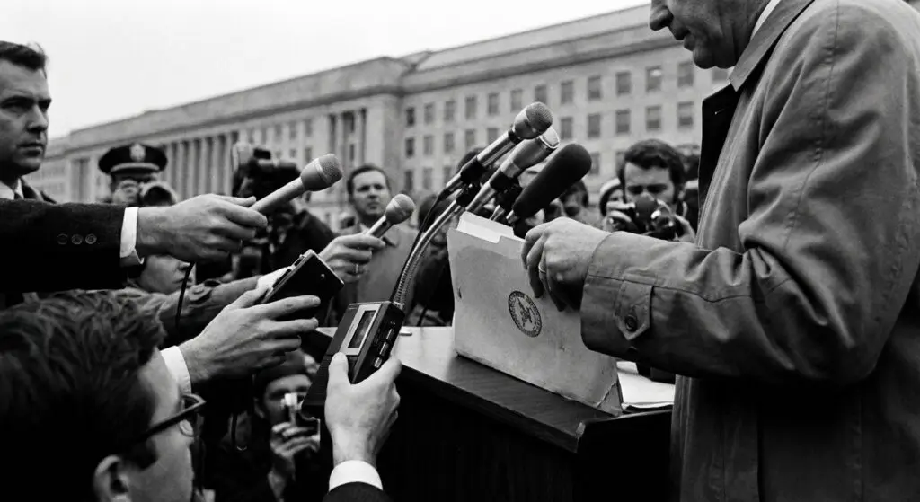 Pentagon admission, candid moment