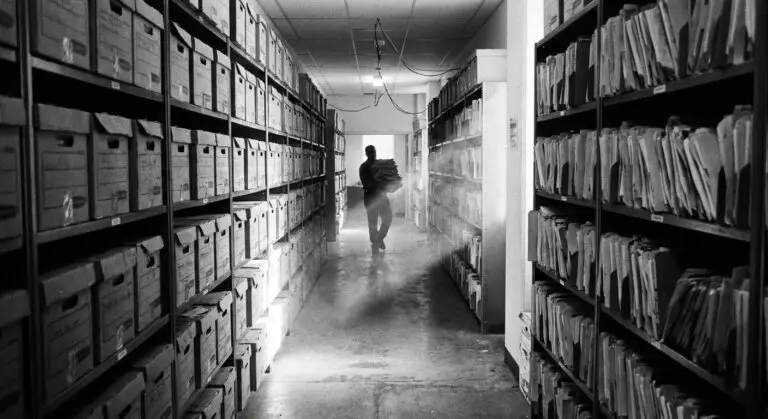 Declassified files corridor