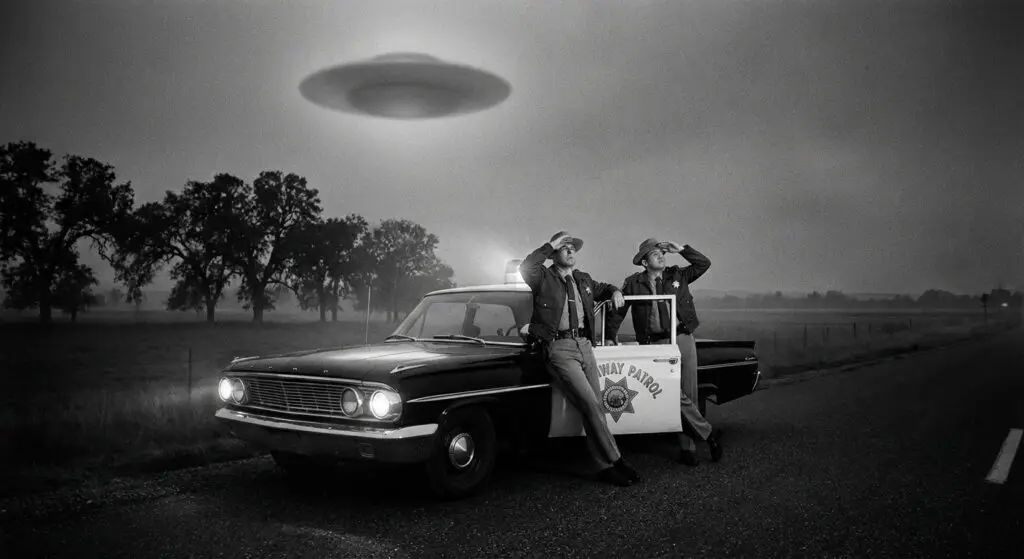 CHP Officers Watch UFO