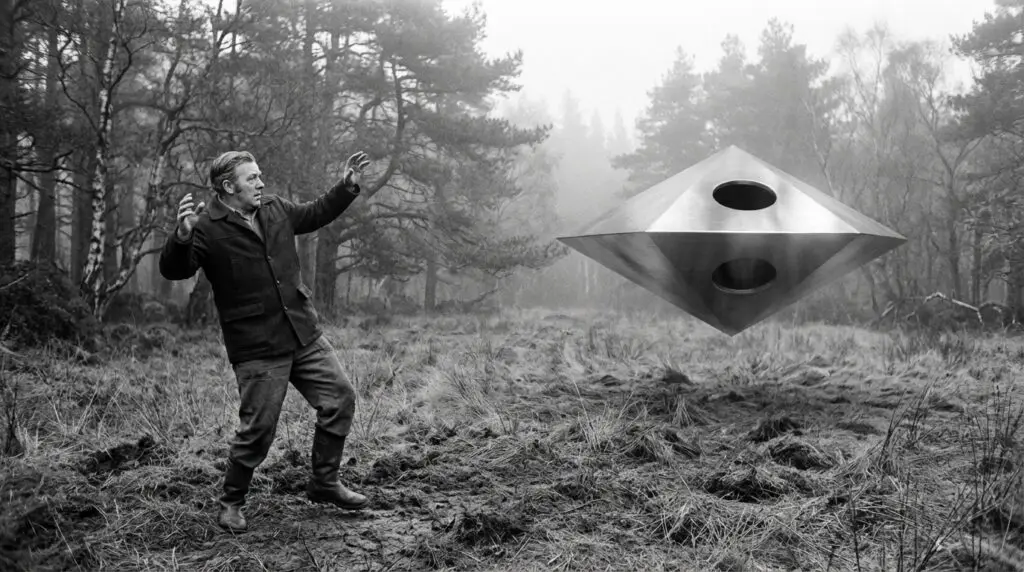 Forestry worker and UFO in Dechmont Woods