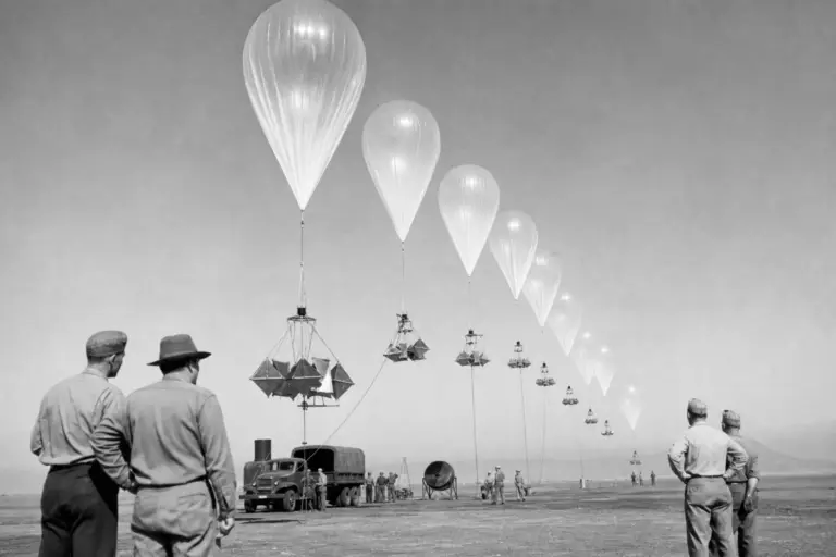 High-Altitude Balloon Train