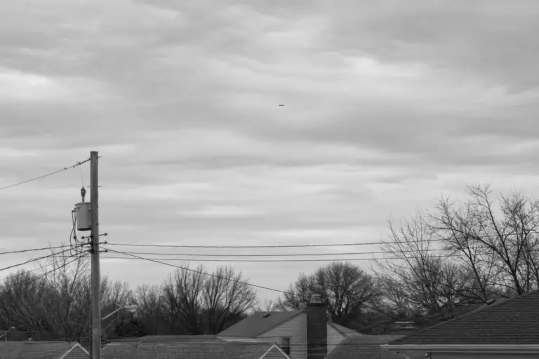 Winter Sky and Ambiguous Silhouette