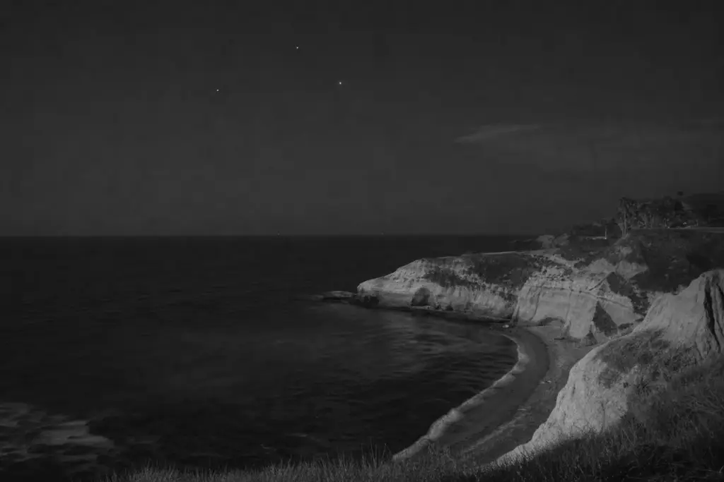 Three Lights Above La Jolla Cove