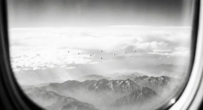 Nine objects in formation
