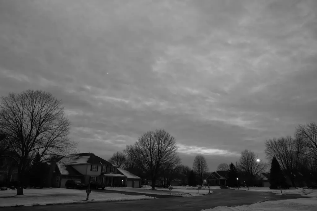 Winter Sky Over Farmington Hills