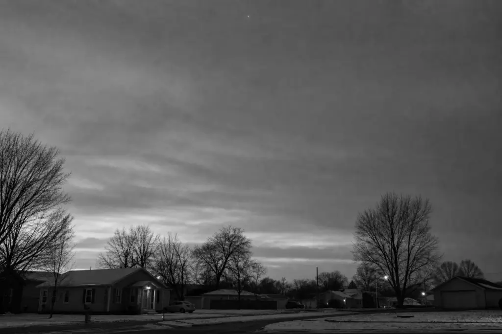 Winter Sky Over Newburgh