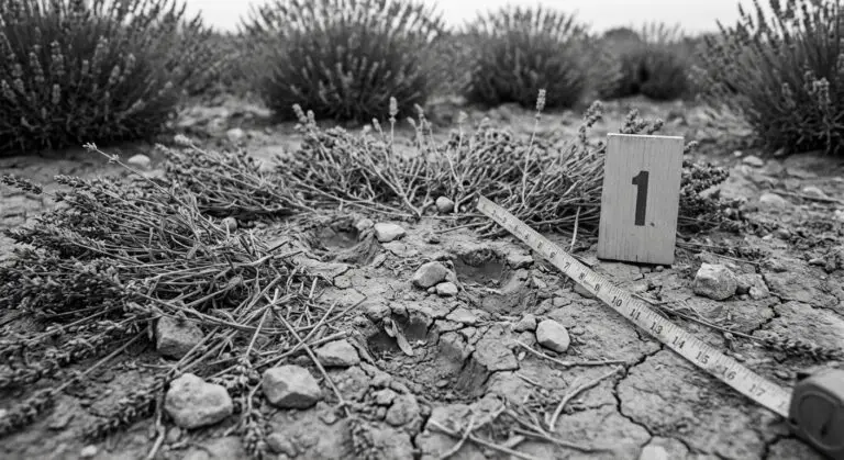 Physical traces in the soil