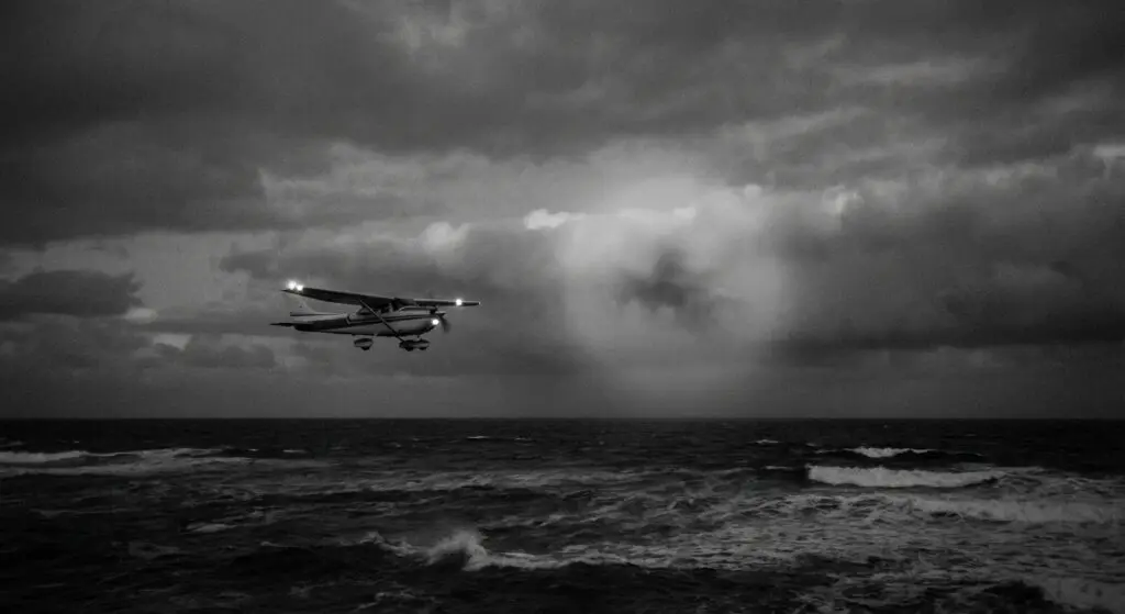 Cessna Over Bass Strait