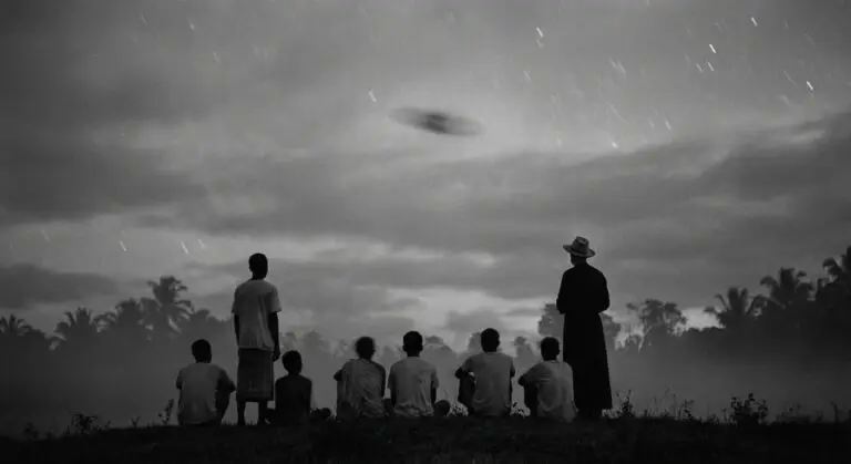 Night-by-night timeline feel: witnesses watching sky