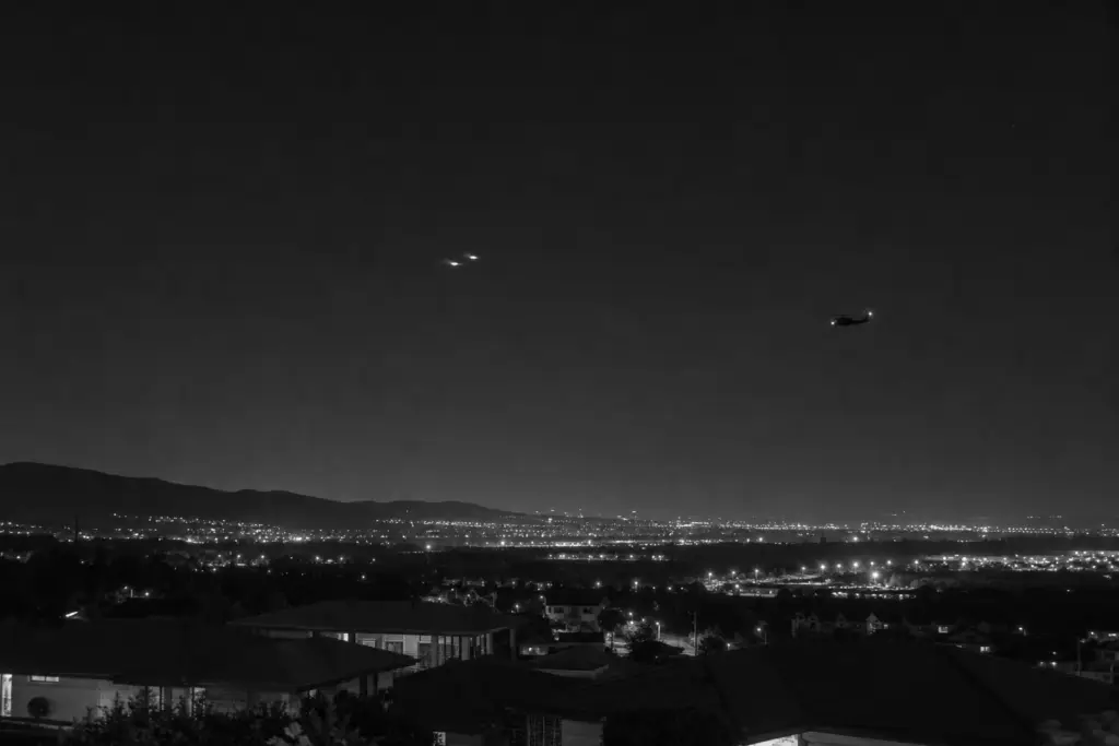 Night lights over Kapolei